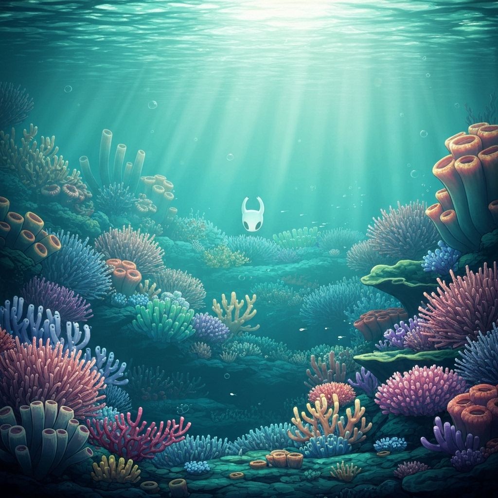 Coral Forest region overview in Hollow Knight Silksong