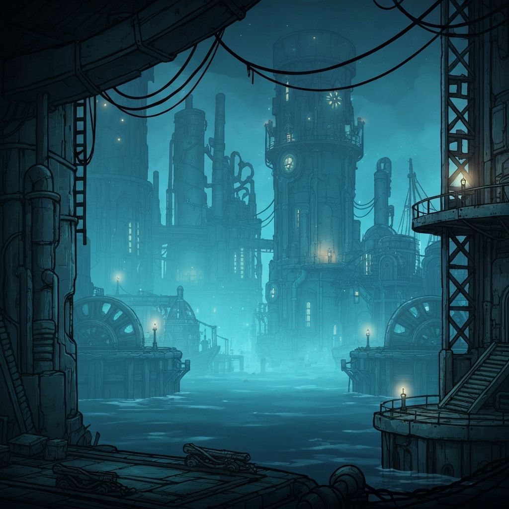 Deep Docks region overview in Hollow Knight Silksong